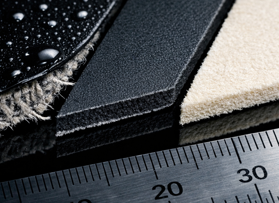 1 ecoleather select materials thickness